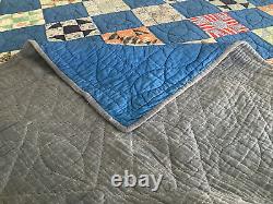 SALE Fun & Folksy 1940's-50's SHOO FLY Patchwork Quilt SALE
