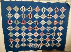 SALE Fun & Folksy 1940's-50's SHOO FLY Patchwork Quilt SALE
