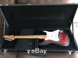 SX Vintage Series Strat Electric Guitar Custom Handmade Quilted With case