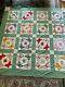 Vintage Hand AppliquÉ Butterfly Quilt Top Never Used No Discoloration