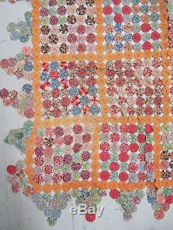 VINTAGE HAND MADE 30 s QUILT