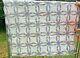 Vintage Handmade Patchwork Quilt Wedding Ring Excellent 82 X 81 White Pink Blues