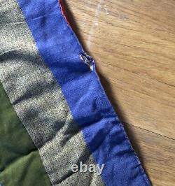 VINTAGE Handmade QUILT 86x86Gorgeous Colors Soft Fabric Excellent Condition