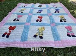 VINTAGE SUNBONNET SUE QUILT 84 X 62Handmade Very Nice