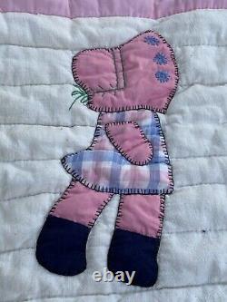 VINTAGE SUNBONNET SUE QUILT 84 X 62Handmade Very Nice