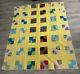 Vtg Handmade Quilt Patchwork Farmhouse Grandmother