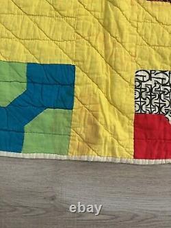 VTG Handmade Quilt Patchwork Farmhouse Grandmother