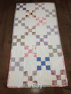 Vintage Amish Quilt-authentic Handmade-pennslyvania