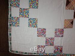 Vintage Amish Quilt-authentic Handmade-pennslyvania