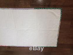 Vintage Amish Quilt-authentic Handmade-pennslyvania