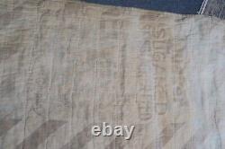 Vintage Antique American Handmade Patchwork Quilt 70 x 78 Full / Queen