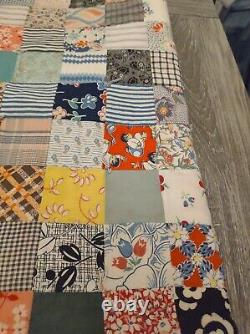 Vintage/Antique Patchwork Quilt 8'x6