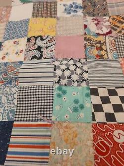 Vintage/Antique Patchwork Quilt 8'x6