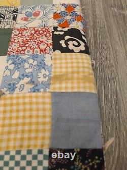 Vintage/Antique Patchwork Quilt 8'x6