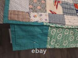 Vintage/Antique Patchwork Quilt 8'x6