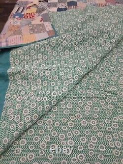 Vintage/Antique Patchwork Quilt 8'x6