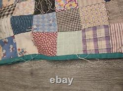 Vintage/Antique Patchwork Quilt 8'x6