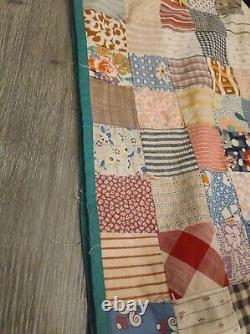 Vintage/Antique Patchwork Quilt 8'x6