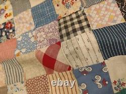 Vintage/Antique Patchwork Quilt 8'x6