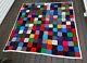 Vintage Antique Quilt Handmade Rare Colorful