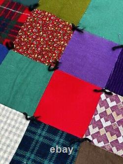 Vintage Antique Quilt Handmade Rare Colorful