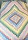 Vintage Arch Quilt Hawthorne Ny Pastel Patchwork Vintage 80 X80 Queen