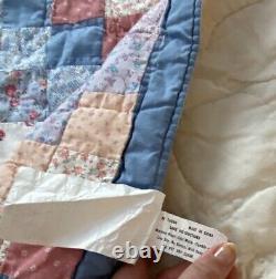 Vintage Arch Quilt Hawthorne NY Pastel Patchwork Vintage 80 X80 Queen