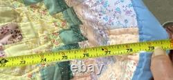 Vintage Arch Quilt Hawthorne NY Pastel Patchwork Vintage 80 X80 Queen