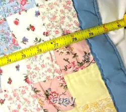 Vintage Arch Quilt Hawthorne NY Pastel Patchwork Vintage 80 X80 Queen