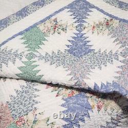 Vintage Arch White Pineapple Quilt Cotton, 78 in. (W) x 82 in. (L) RN74888