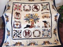 Vintage Cowboy Western Handmade, hand Pieced, and long-arm Quilted. Quilt