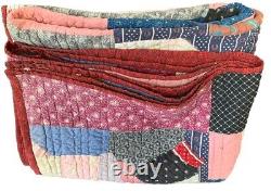 Vintage Crazy Quilt 64 X 84