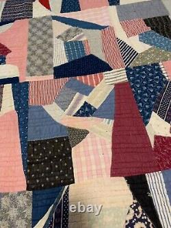 Vintage Crazy Quilt 64 X 84