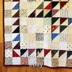 Vintage Grandma's Handmade Patchwork Quilt! (78 X 82)