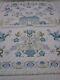 Vintage Hand Made Cross Stitch Quilt Blue & White 90 X 78 Its A Masterpiece