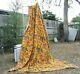 Vintage Hand Made Indian Kantha Bed Spread Throw Quilt King Size Free Postage