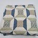 Vintage Hand Made Quilt 95 X 88 Spool Squares