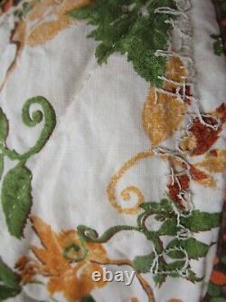 Vintage Hand Quilted Fall Quilt, 84 X 92, Sampler Patchwork, No Stains, No Holes