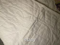 Vintage Hand Sewn Circle Quilt 72 X 64 Never Used Amish Quilted