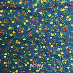 Vintage Hand Stitched Star Pattern Cotton Quilt -72 x 96