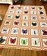 Vintage Handmade Butterfly Quilt Block Orange Boarder 85x73 Large