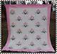 Vintage Handmade Hand Quilted Pink Appliqué Tulip Quilt 80 X 100 Estate Find