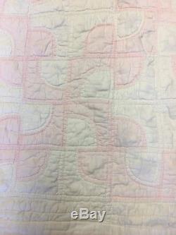 Vintage Handmade Hand Sewn Patchwork Quilt (1405)