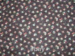 Vintage Handmade Patchwork Pinks Pinwheel Quilt variation 73 x 72 1970's
