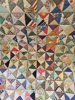 Vintage Handmade Quilt, As Is, Please Read