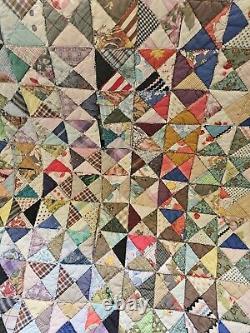 Vintage Handmade Quilt, As Is, Please Read