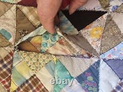 Vintage Handmade Quilt, As Is, Please Read