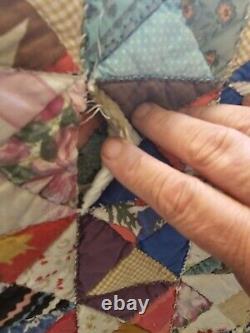 Vintage Handmade Quilt, As Is, Please Read