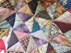 Vintage Handmade Quilt, As Is, Please Read