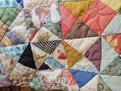 Vintage Handmade Quilt, As Is, Please Read